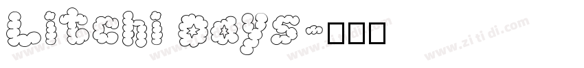 Litchi Days字体转换